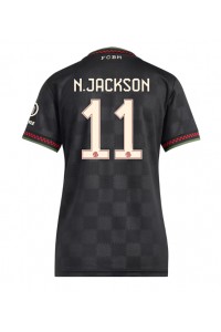 Bayern Munich Nicolas Jackson #11 Jalkapallovaatteet Naisten Kolmaspaita 2025-26 Lyhythihainen